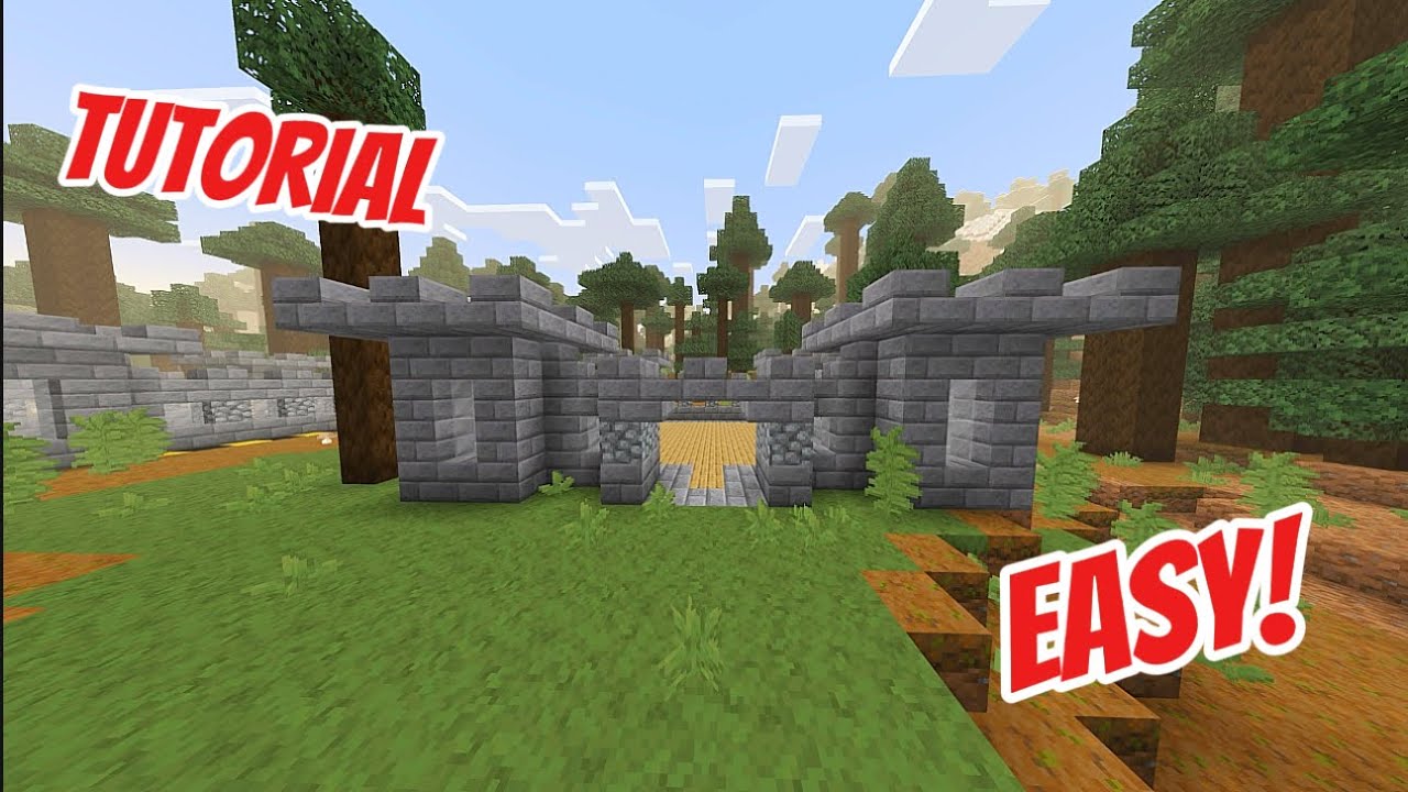 Easy Castle Tutorial | Minecraft - YouTube
