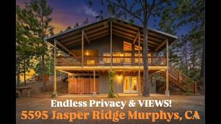 MURPHYS CA | ENDLESS VIEW CABIN | PRIVACY | MINUTES TO MERCER CAVERNS & DOWNTOWN | 5595 JASPER RIDGE
