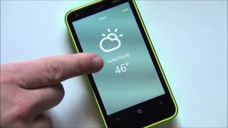 Simply Weather - A clean, minimalist weather app for Windows Phone 8 screenshot 1