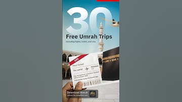 Free Umrah trip by Nusuk Daily Quiz on the Nusuk App till 30th October! #short