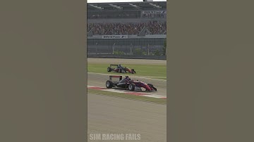 iRacing Dallara F3 Rejoin Crash
