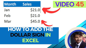 How to Add the Dollar Sign in Excel (Quick and Easy)