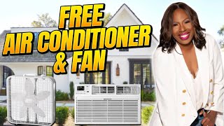FREE AIR CONDITIONERS 2024: 600 UTILITY BILL CREDIT + BOX FANS, SENIORS, MEDICAID & MORE! ALL STATES