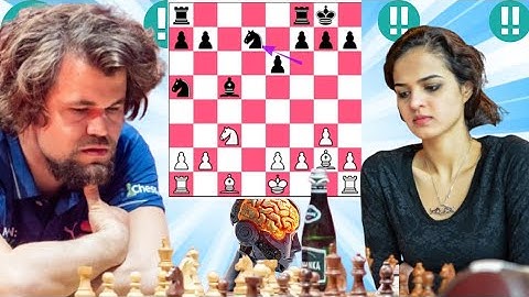 Max Magnus Carlsen vs Tania Sachdev Chess game 34