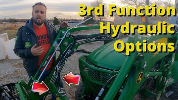 Hydraulic 3rd Function Comparison - Hydraulic Diverter Vs Dual Rear Remotes on a Compact Tractor