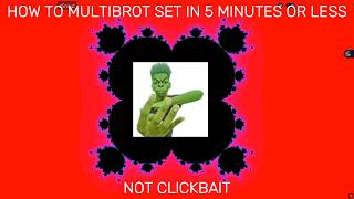 How NOT to multibrot set in 5 minutes or less for a 4 unit math assessment task