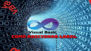 How to add a label - Visual Studio 2019