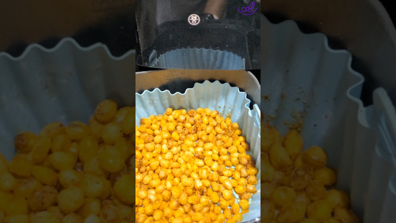 Viral Air Fryer Crispy Corn 🌽 Recipe 