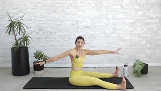 37-Minute Full Body Pilates Flow | Intermediate Mat Workout