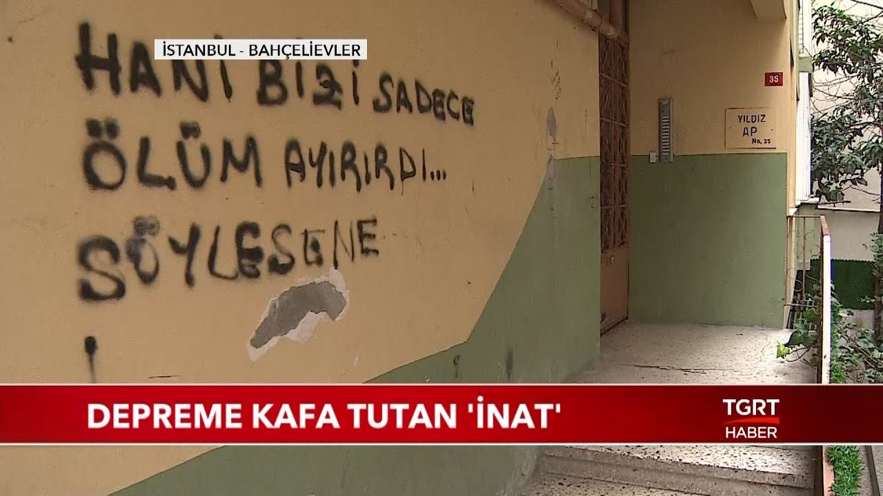 'İnat' Hasarlı Evlerde Oturtuyor