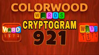 Full COLORWOOD WORDS CRYPTOGRAM level 921 News