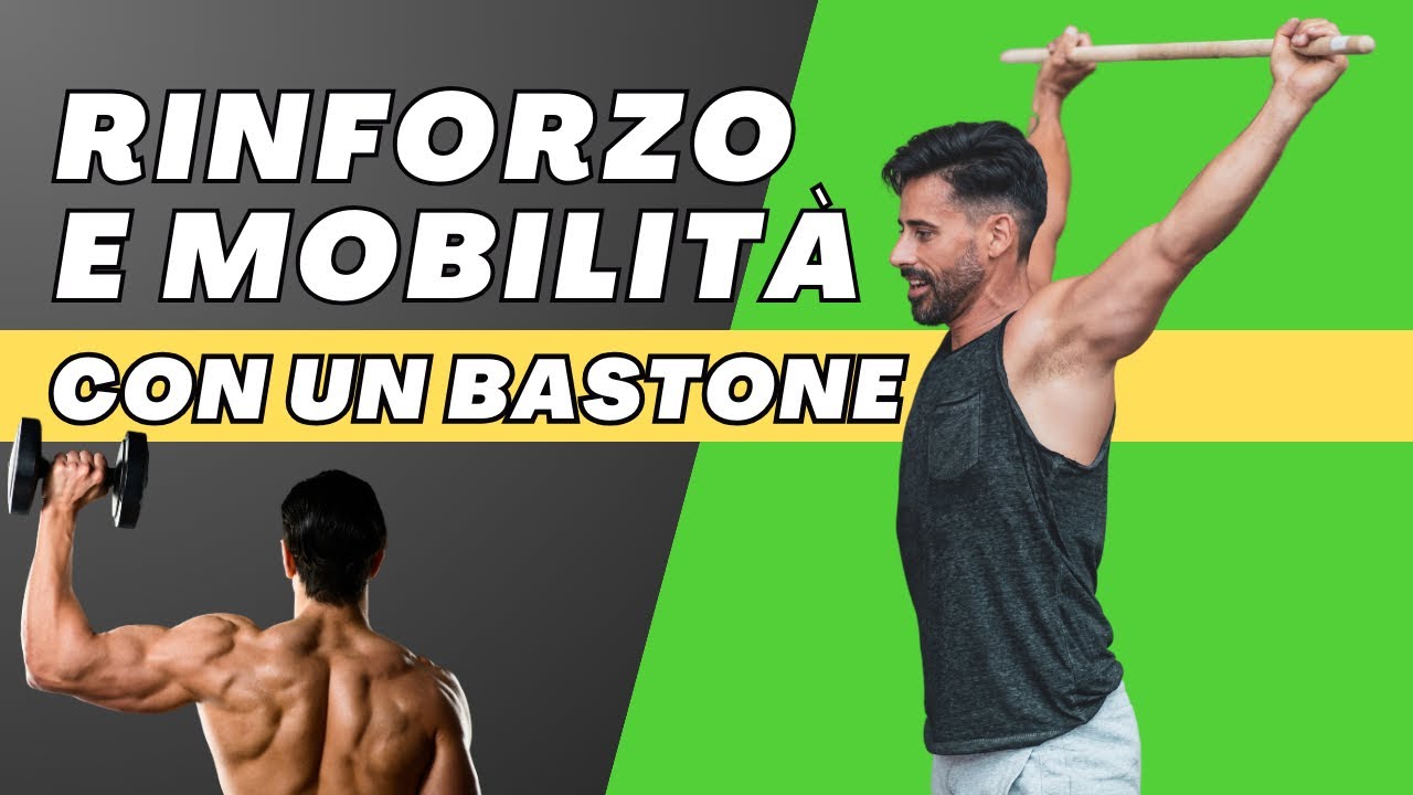 esercizi con bastone per schiena