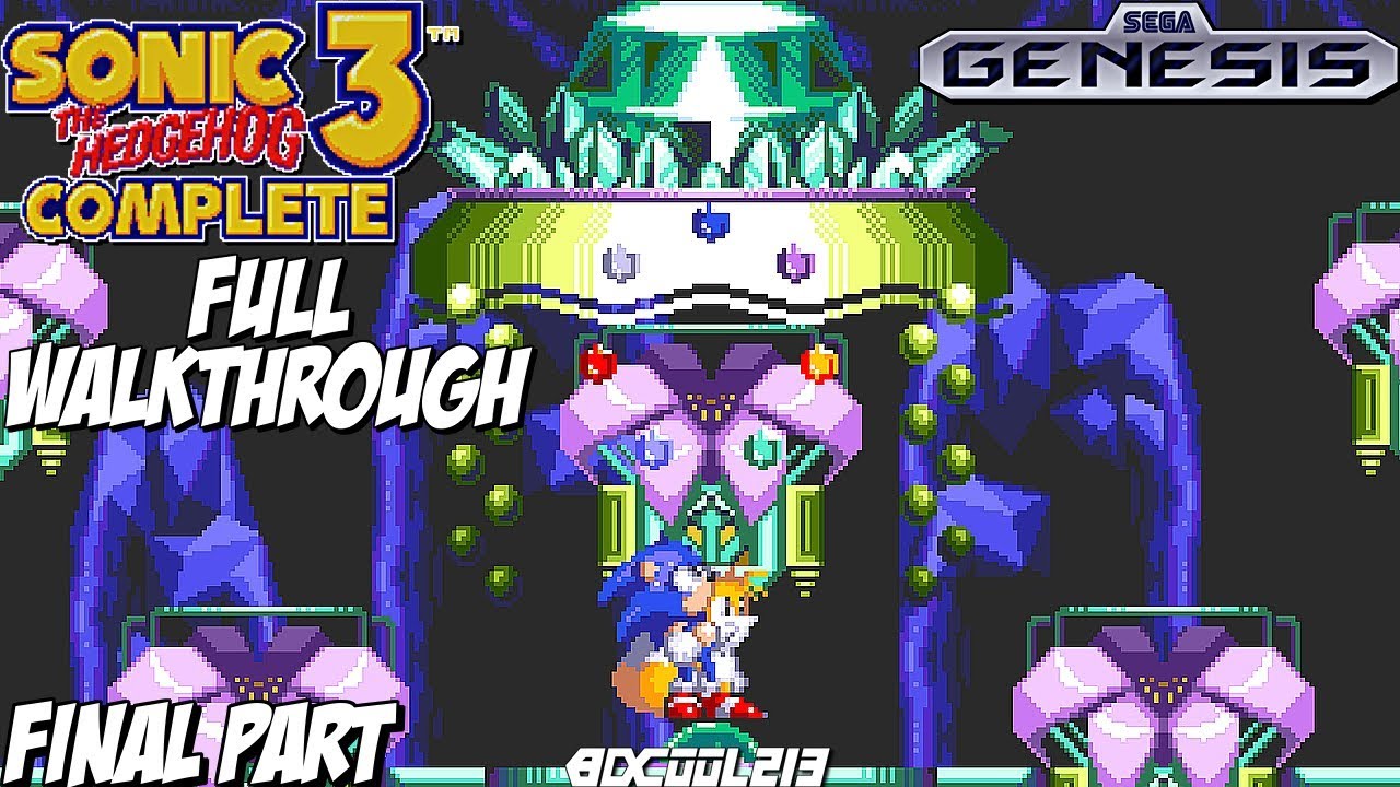 Sonic 3 Complete Gameplay Full Walkthrough Part 2 - Sega Genesis