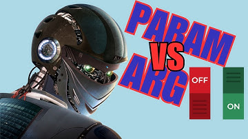 Parameters vs Arguments: The Robot Reprogramming Revolution