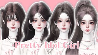 🩰 Zepeto Face Tutorial Pretty Idol Girl [ Oplas Zepeto ] Zepeto Girl Face Tutorial 🦢