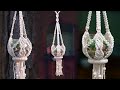 DIY Macramé Plant Hanger NEW Design with Ring and Beads