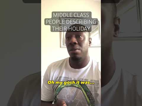 Nathan Caton Sketch: Middle Class People Describing Their Holiday