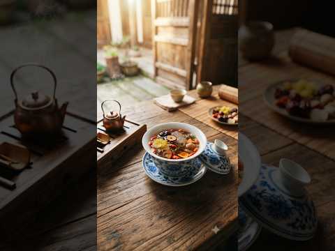 팔보차(八寶茶, 바바오차) 마시기