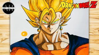 How to Draw Vegito Super Saiyan from Dragon Ball | Step by Step Anime Drawing