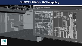 SUBWAY TRAIN - UV Unwrapping Tutorial / Autodesk Maya