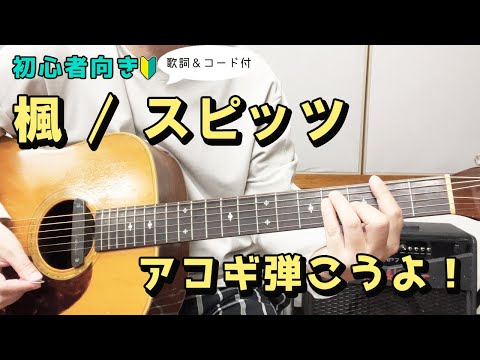 【弾き語り練習用】楓／スピッツ　歌詞＆ギターコード付き！