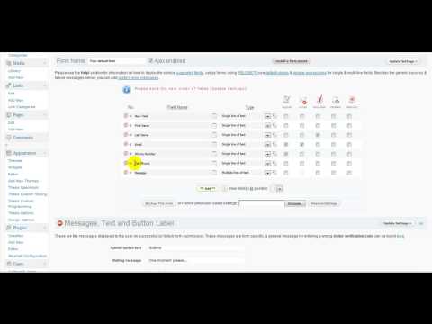 How to add an additional field to a form in cforms for Wordpress