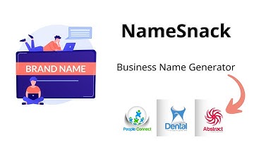 Generate Your Business Name Instantly with NameSnack