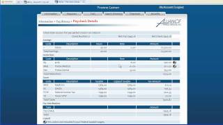 Alliance Payroll Green Wave - Paperless Payroll