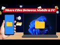 How to Transfer Videos, Photos or Files Between Android & Windows Laptop or PC (Wirelessly)