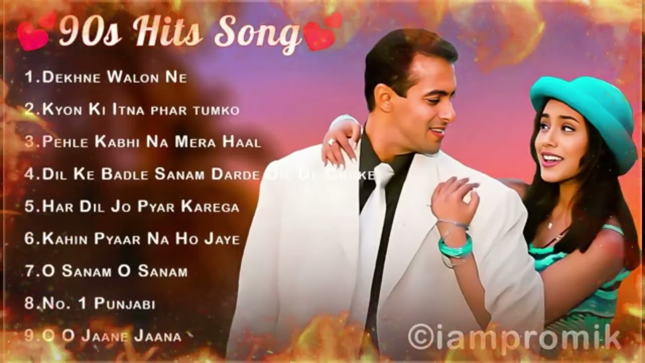 90’S Love Hindi Songs🌺🌺90’S Hit Songs 💘 Udit Narayan, Alka Yagnik, Kumar Sanu, Lata Mangeshkar