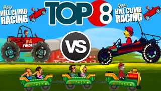 Top 8 Vehicles - Hill Climb Racing Android GamePlay New Update Booster 2017 screenshot 2