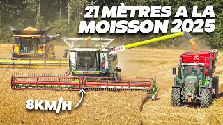 😱 8km/h at HARVEST 2025 in 21m of CUTTING with the LEXION 8700 and CR9.90!