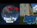 Peppa pig  house found on google earth and google maps 