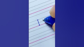 Letters I | A to Z | Easy Cursive writing for beginners | i Write