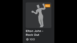 Elton John - Rock Out  Roblox Item - Rolimon's