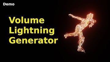 Volume Lightning Generator with Geometry Nodes || Update || Demo
