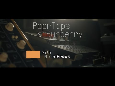 PaprTape x Burberry | The gentle side of a freak with MicroFreak
