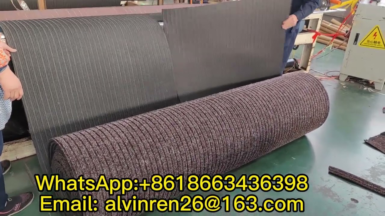 stripe ribbed mining carpet