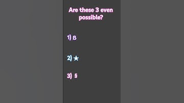 Are these 3 even possible? #YT *ytshorts