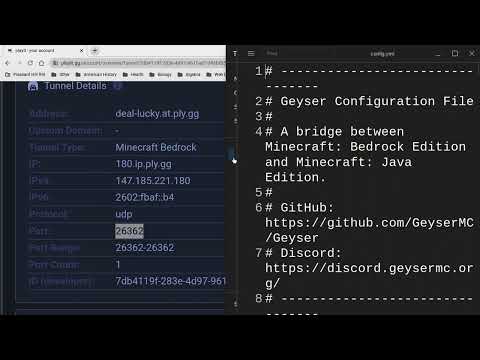 How to use GeyserMC with Playit.GG