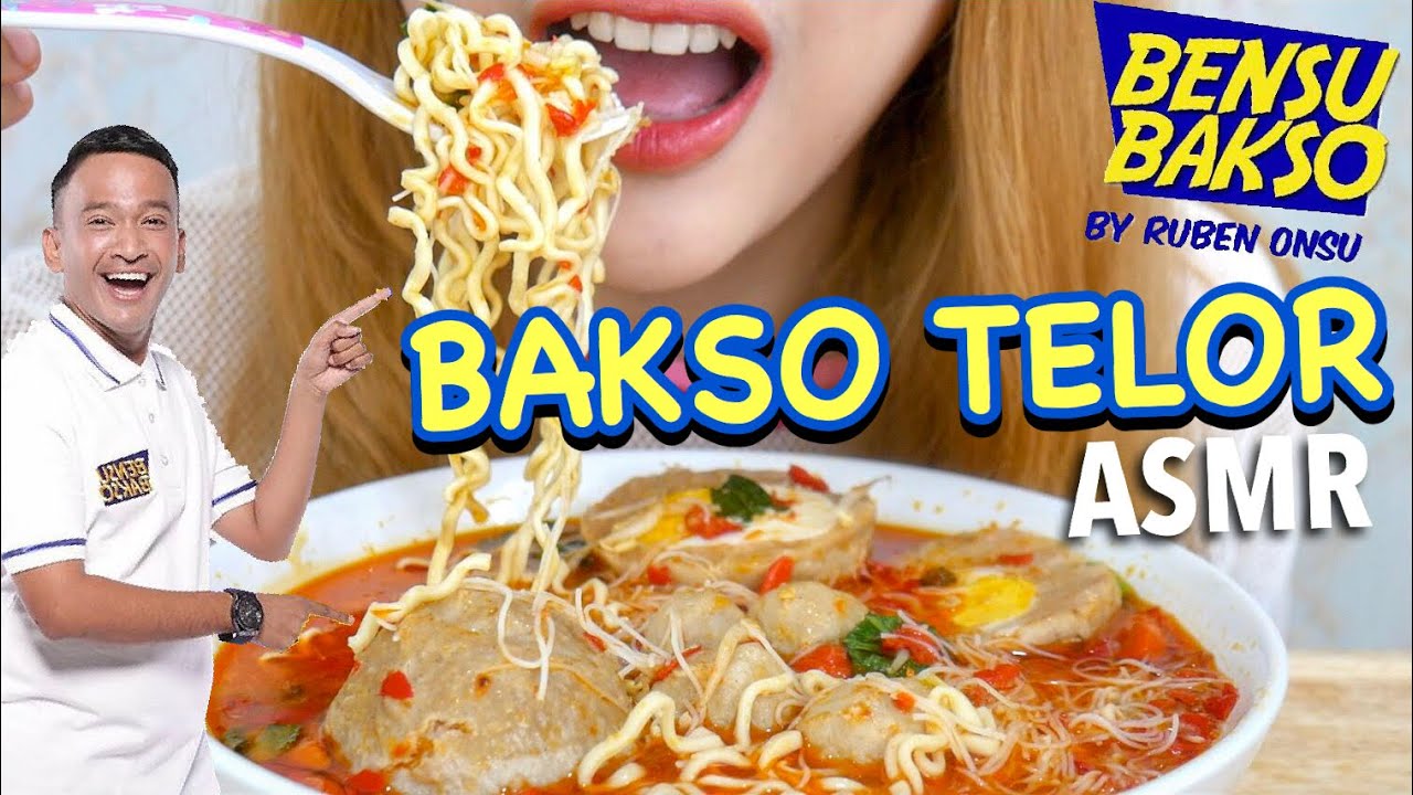 53 Request ASMR Eating Sounds : BENSU BAKSO KUAH PEDAS  ASMR Indonesia  YouTube