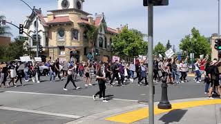 Gilroy california george floyd peaceful ...