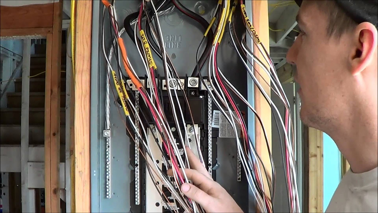 How to Wire an Electrical Panel   Square D