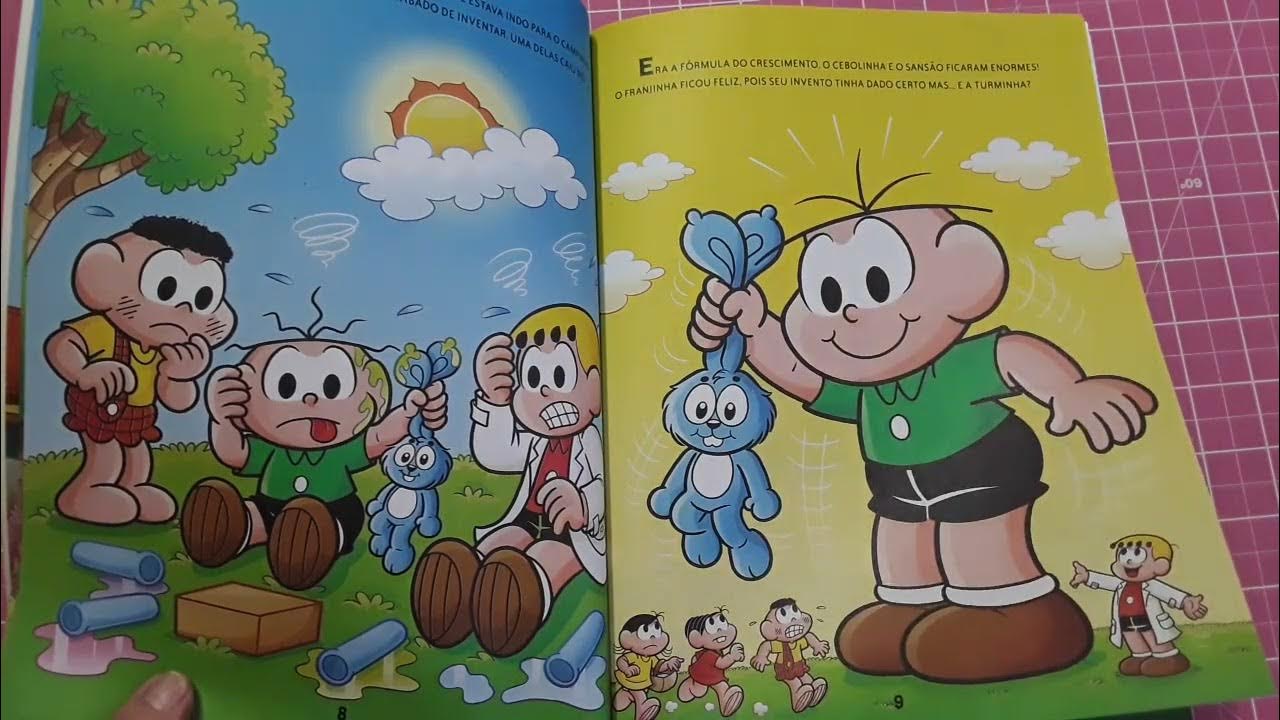 Livro para Pintar e Brincar com 500 Adesivos Turma da Mônica