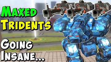 Mk2 Max Trident Fury Going Ultra Godlike - War Robots Gameplay WR