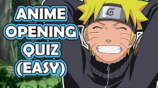 Anime Opening Quiz | Easy (50 Openings)