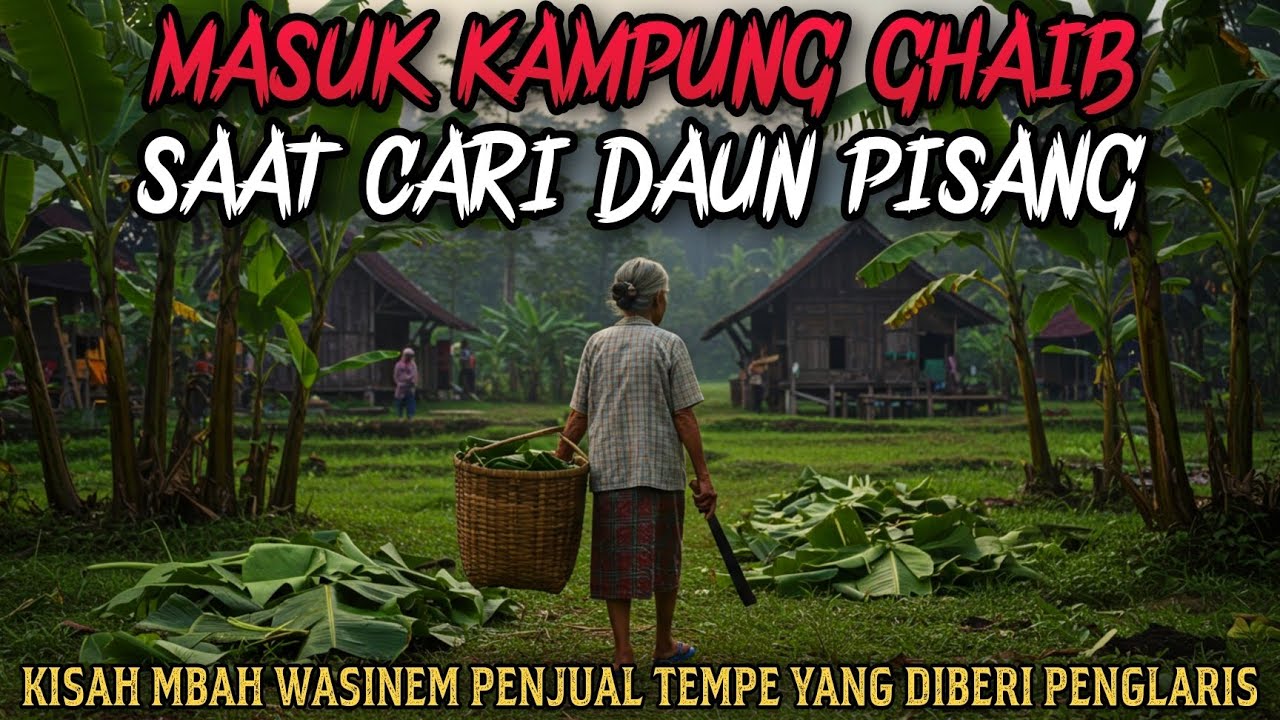 PENJUAL TEMPE MASUK KAMPUNG GHAIB SAAT CARI DAUN PISANG - cerita mistis - cerita horor