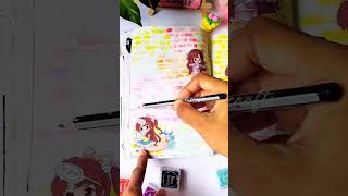 Rainbow theme journal......#shorts #diy #journaling #junkjournal #kawaii #craft