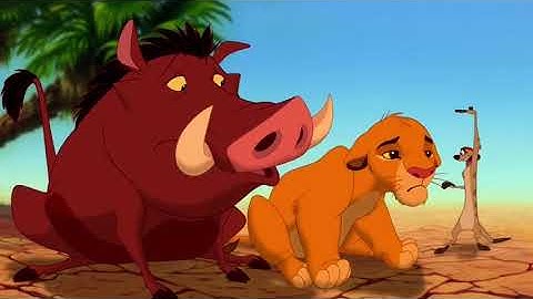 The Lion King (1994) Timon and Pumbaa find Simba