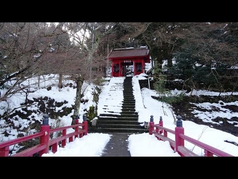 若桜神社　若桜町往来